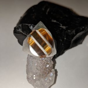 Tiger Eye Sterling Silver Ring